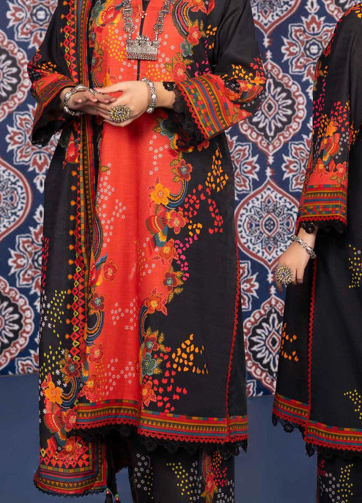 Gul Ahmed Printed Khaddar Suits Unstitched 3 Piece GA23WL K-32011 - Winter Collection