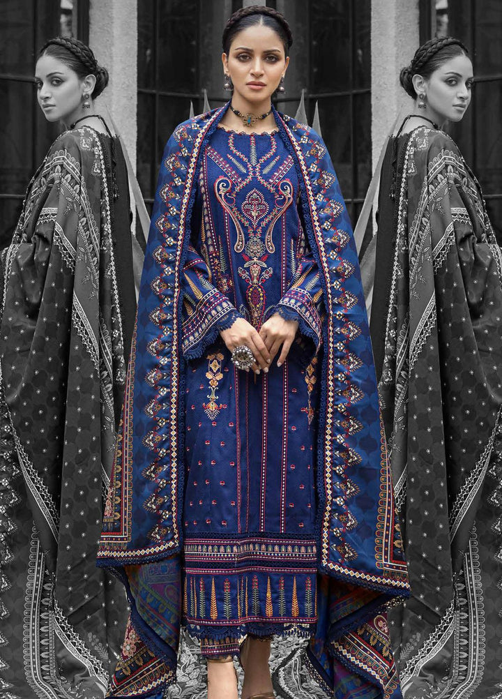 Gul Ahmed Embroidered Jacquard Suits Unstitched 3 Piece GA23WL AP-32009 - Winter Collection