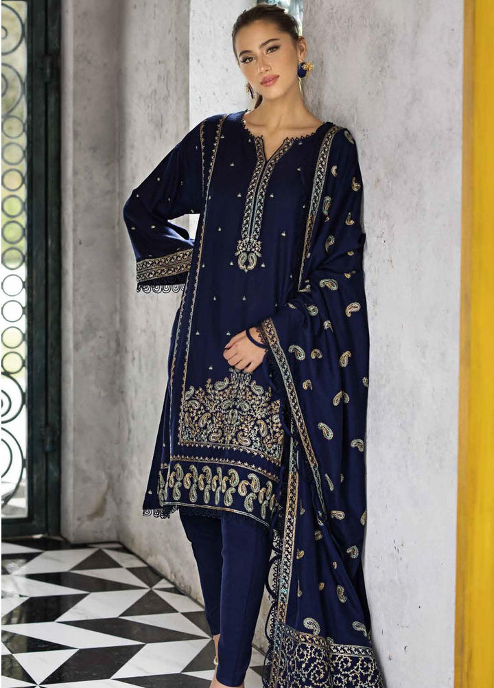 Gul Ahmed Embroidered Pashmina Suits Unstitched 3 Piece GA23WL AP-32065 - Winter Collection