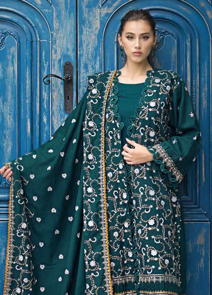 Gul Ahmed Embroidered Pashmina Suits Unstitched 3 Piece GA23WL AP-32001 - Winter Collection
