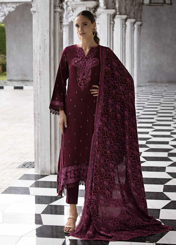 Gul Ahmed Embroidered Pashmina Suits Unstitched 3 Piece GA23WL AP-32072 - Winter Collection