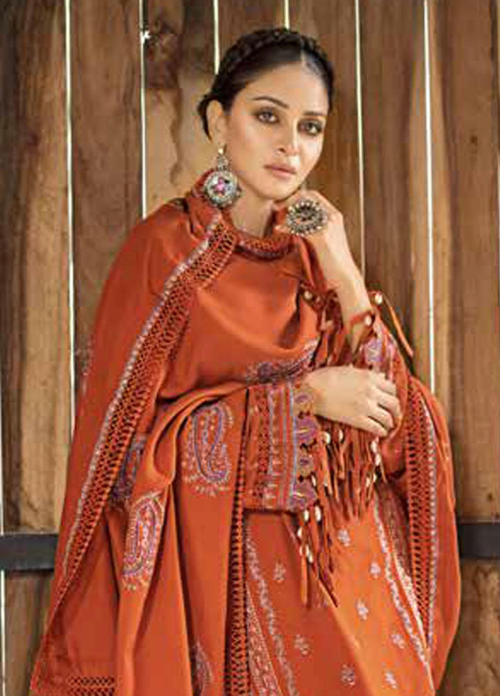 Gul Ahmed Embroidered Pashmina Suits Unstitched 3 Piece GA23WL AP-32041 - Winter Collection