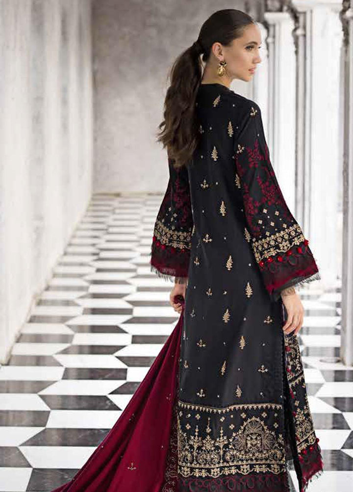 Gul Ahmed Embroidered Pashmina Suits Unstitched 3 Piece GA23WL AP-32039 - Winter Collection