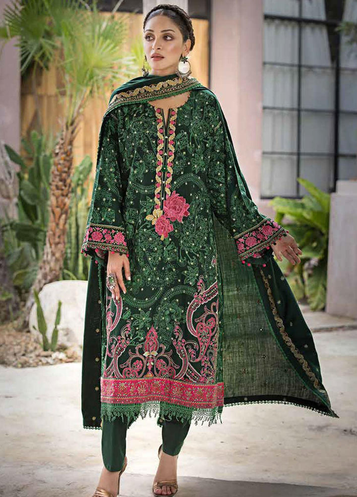 Gul Ahmed Embroidered Pashmina Suits Unstitched 3 Piece GA23WL AP-32045 - Winter Collection