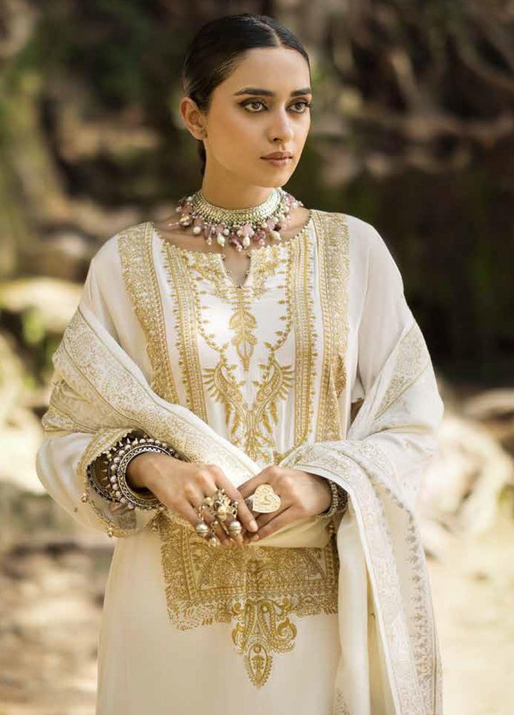 Gul Ahmed Embroidered Cotail Suits Unstitched 3 Piece GA23WL AP-32091 - Winter Collection
