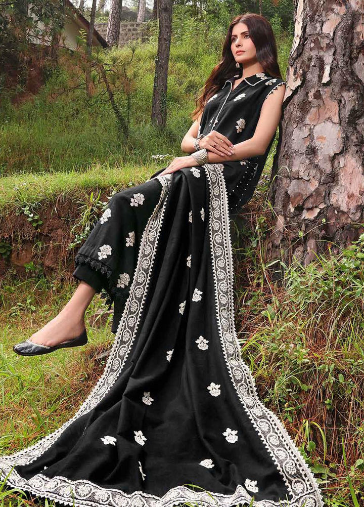 Gul Ahmed Jacquard Velvet Suits Unstitched 3 Piece GA23WL KVJ-32001 - Winter Collection