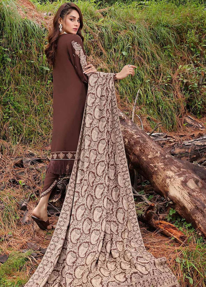 Gul Ahmed Embroidered Acrylic Suits Unstitched 3 Piece GA23WL MJ-32063 - Winter Collection