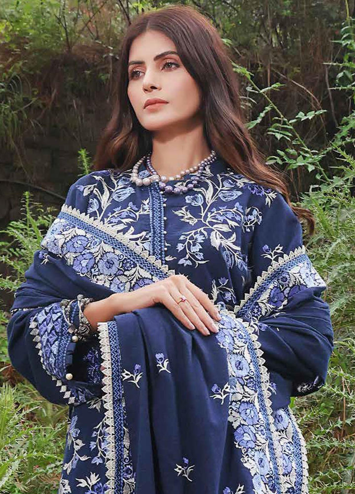 Gul Ahmed Embroidered Yarn Suits Unstitched 3 Piece GA23WL YD-32007 - Winter Collection