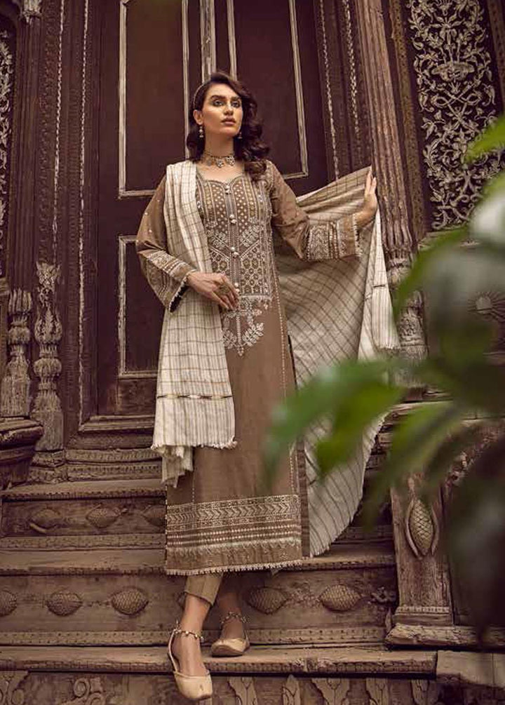 Gul Ahmed Fancy Khaddar Suits Unstitched 3 Piece GA22UW AP-22001 - Winter Collection