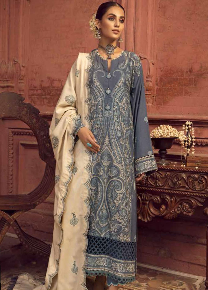 Gul Ahmed Fancy Yarn Suits Unstitched 3 Piece GA22UW AP-22006 - Winter Collection