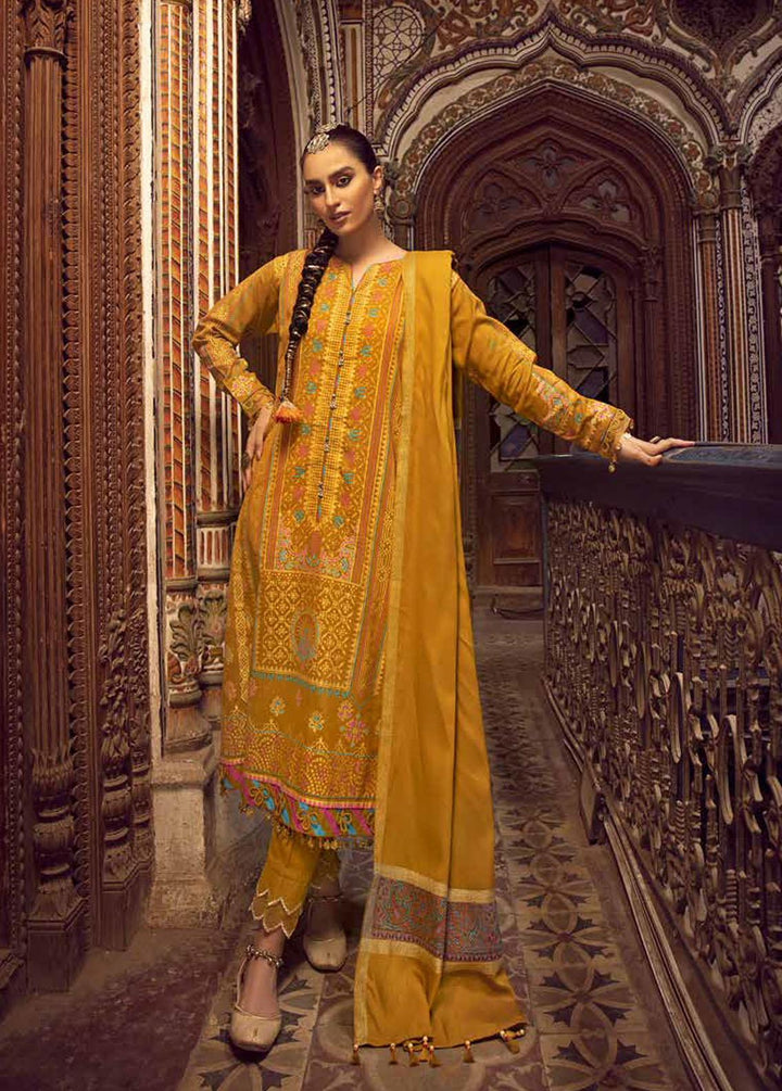 Gul Ahmed Fancy Khaddar Suits Unstitched 3 Piece GA22UW AP-22009 - Winter Collection