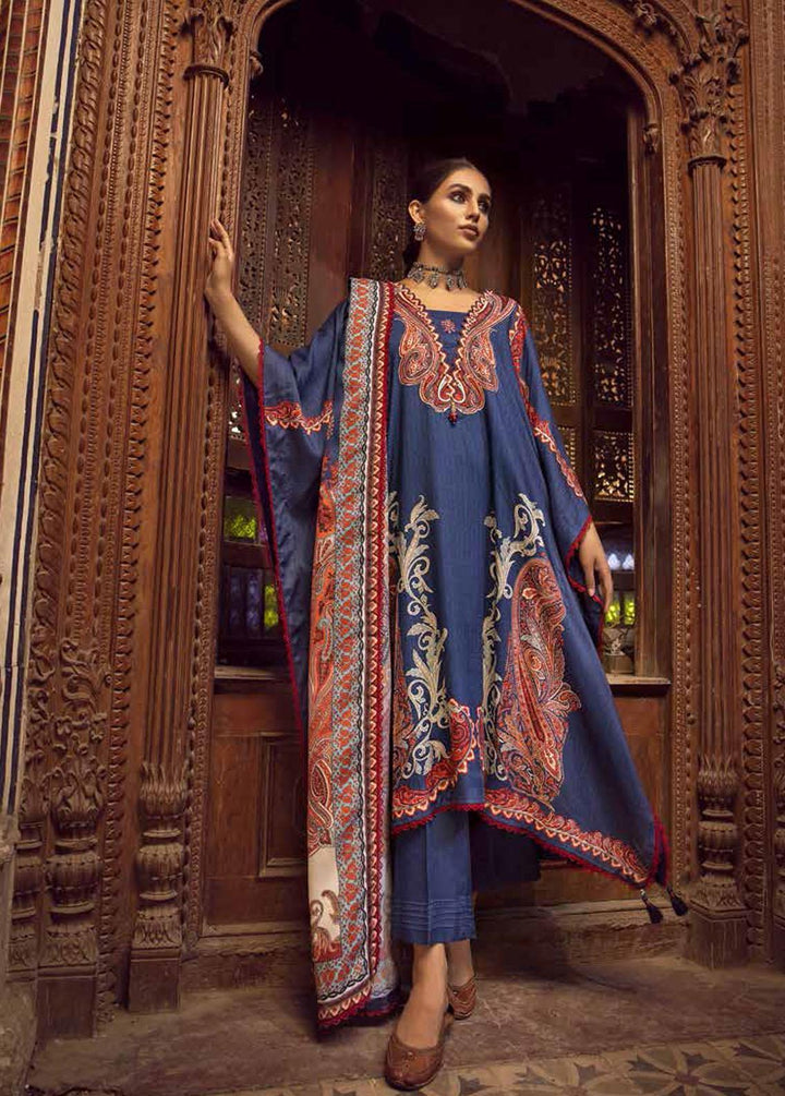 Gul Ahmed Printed Linen Suits Unstitched 3 Piece GA22UW AP-22014 - Winter Collection