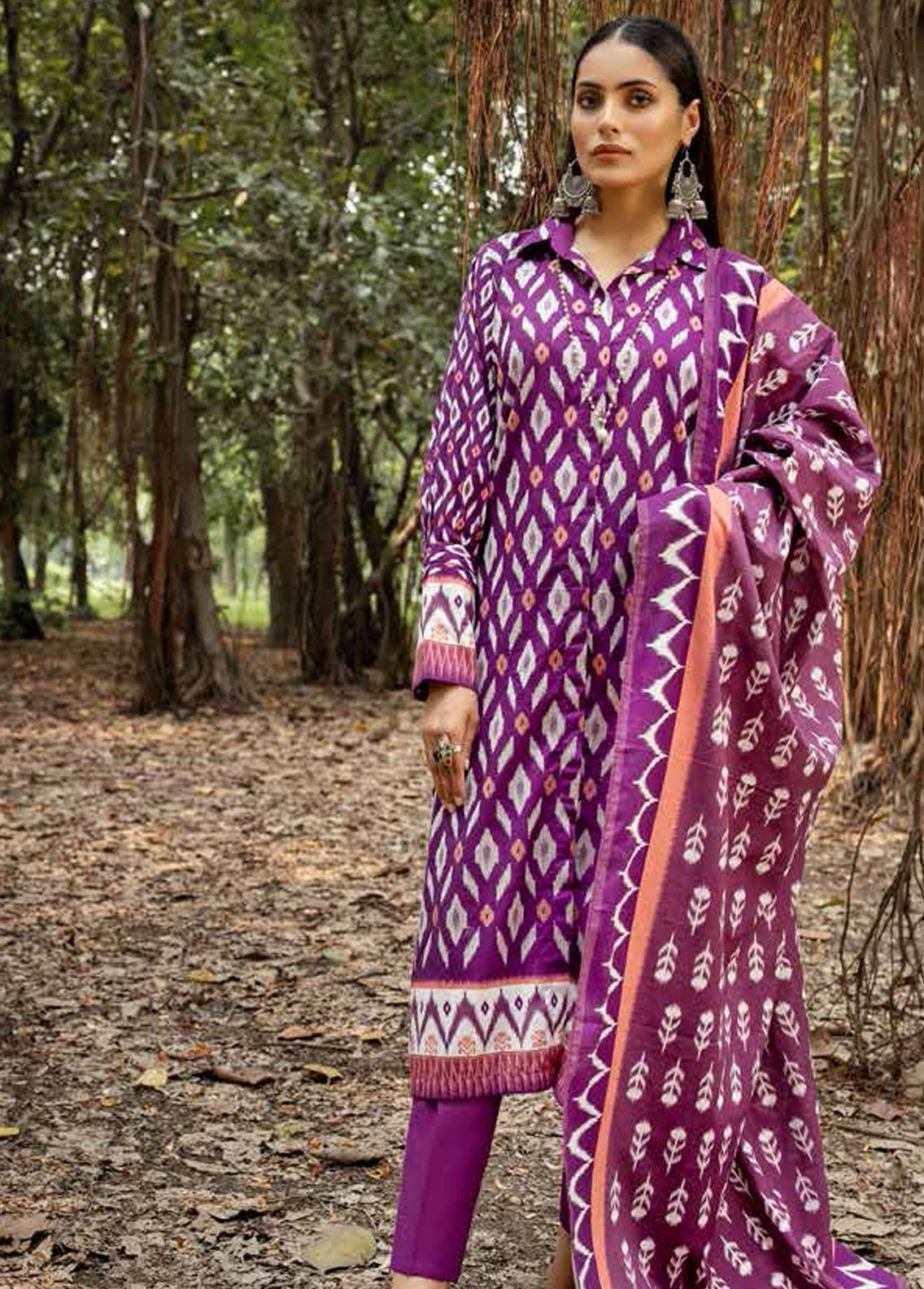 Gul Ahmed Embroidered Karandi Suits Unstitched 3 Piece GA22UW AY-22015 - Winter Collection main image 1