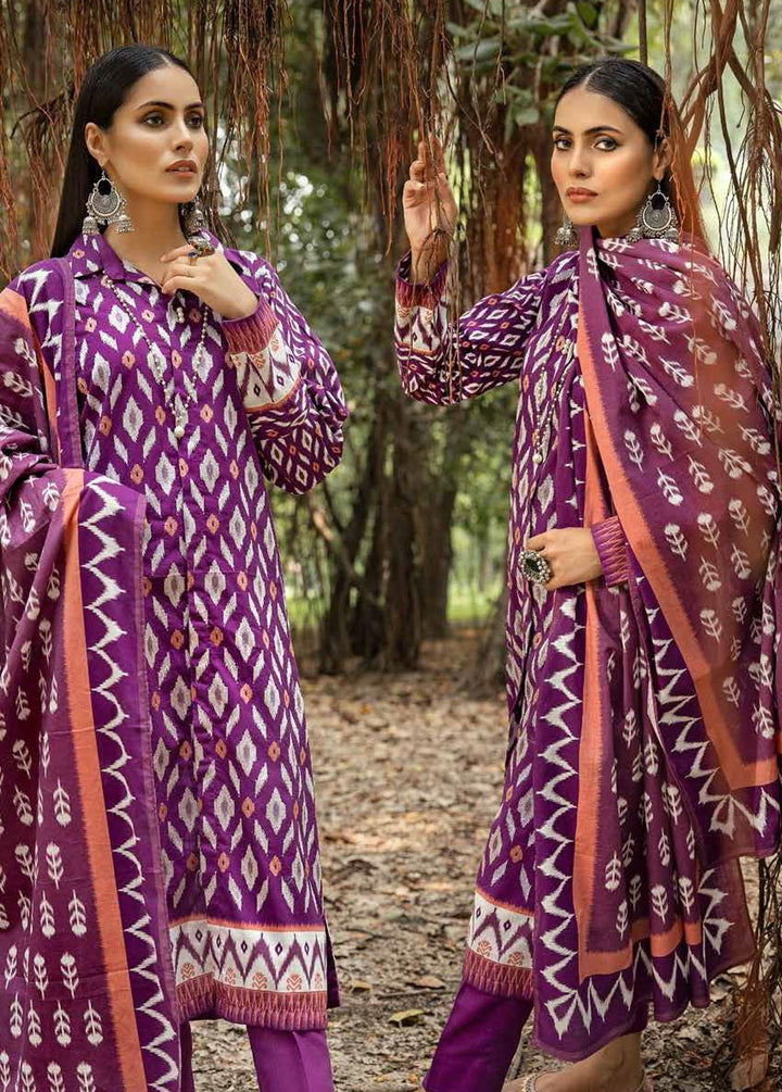 Gul Ahmed Embroidered Khaddar Suits Unstitched 3 Piece GA22UW K-22045 - Winter Collection