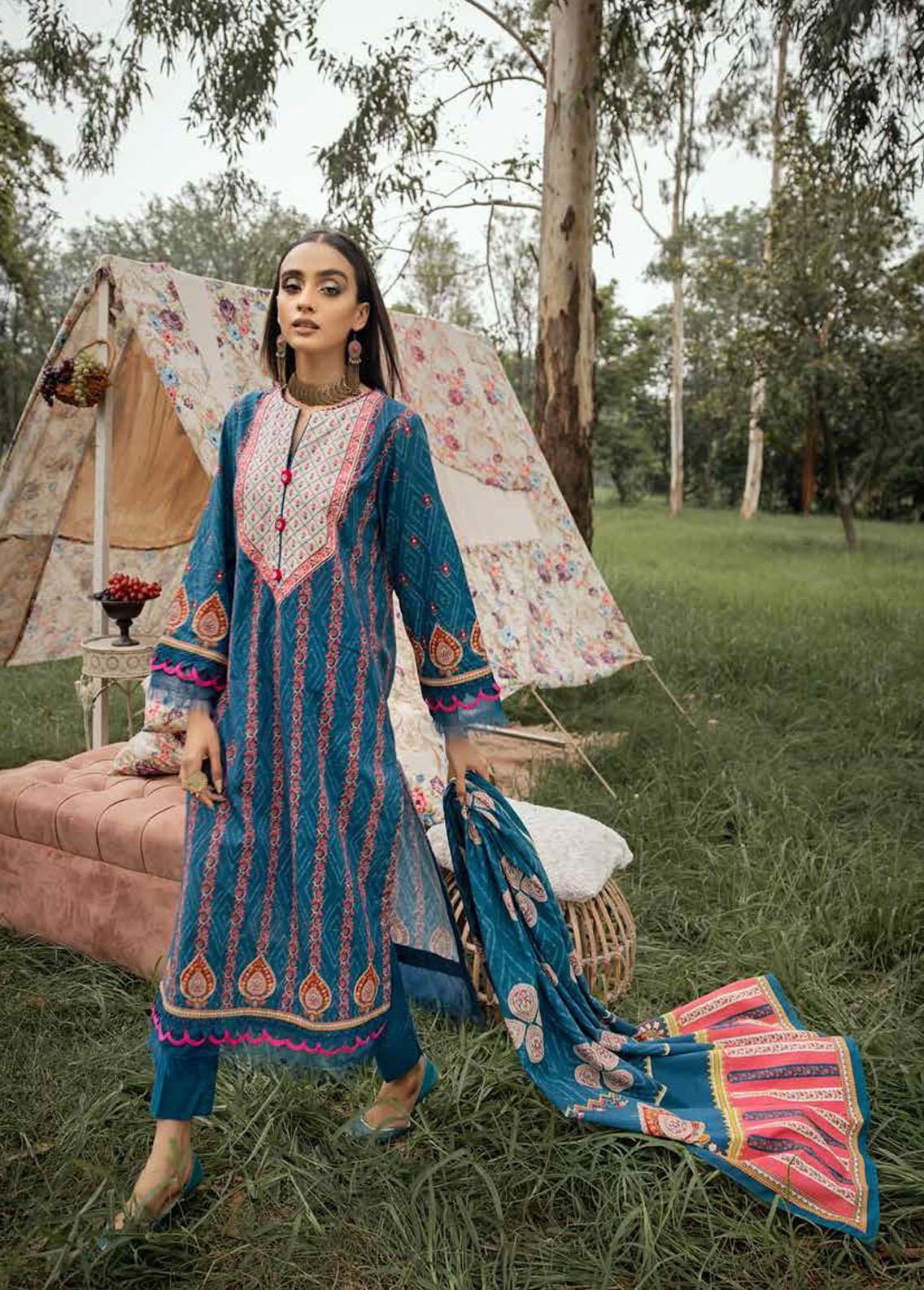 Gul Ahmed Fancy Khaddar Suits Unstitched 3 Piece GA22UW AP-22009 - Winter Collection main image 1