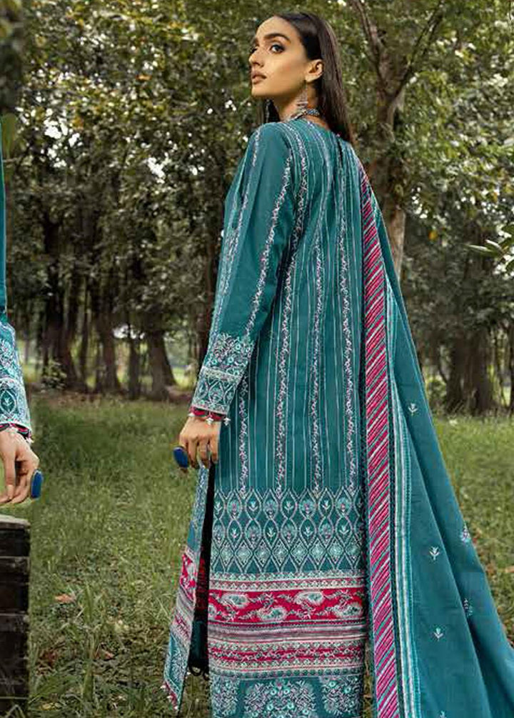 Gul Ahmed Embroidered Khaddar Suits Unstitched 3 Piece GA22UW K-22055 - Winter Collection