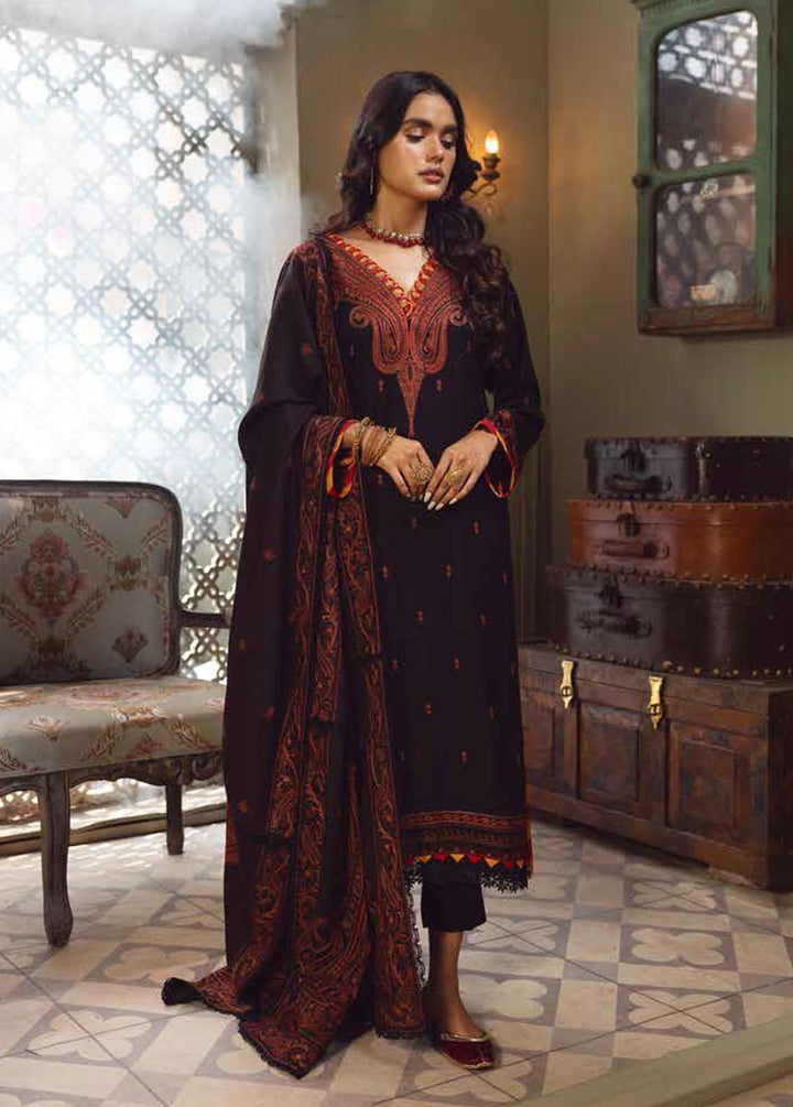 Gul Ahmed Embroidered Linen Suits Unstitched 3 Piece GA22UW LT-22044 - Winter Collection