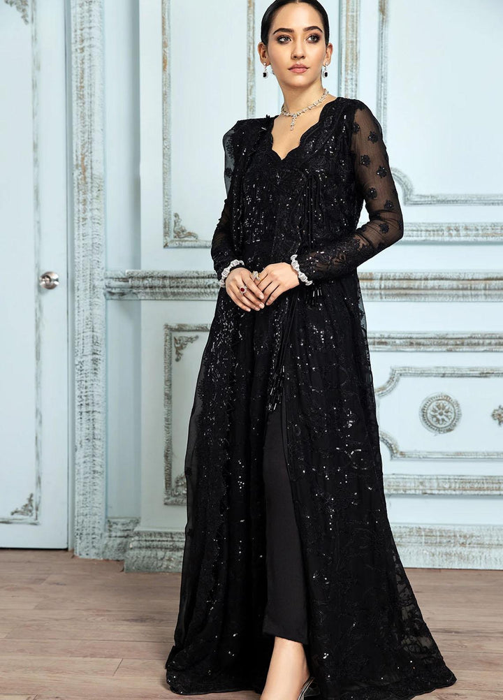 Gul Meera by House of Nawab Embroidered Chiffon Suits Unstitched 3 Piece HON21GM 01 DUA - Luxury Formals Collection