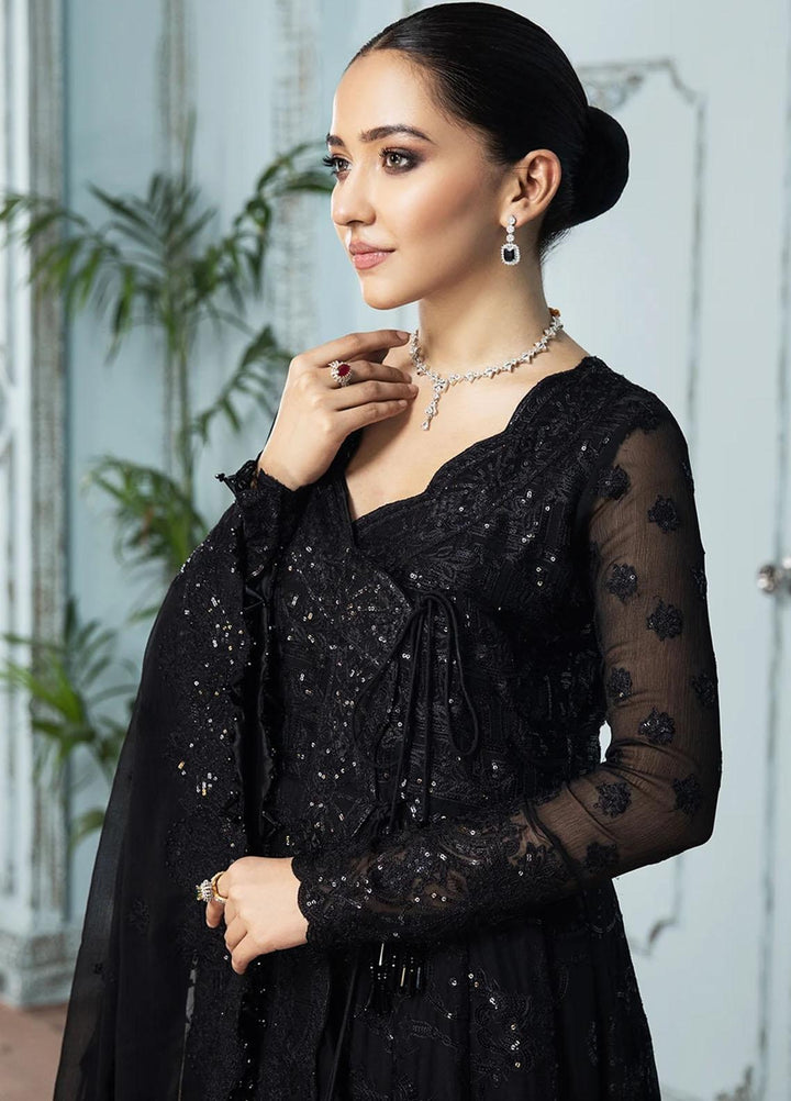 Gul Meera by House of Nawab Embroidered Chiffon Suits Unstitched 3 Piece HON21GM 01 DUA - Luxury Formals Collection