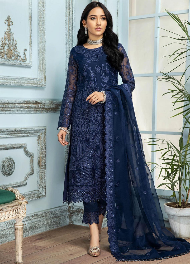 Gul Meera by House of Nawab Embroidered Organza Suits Unstitched 3 Piece HON21GM 03 FALAQ - Luxury Formals Collection