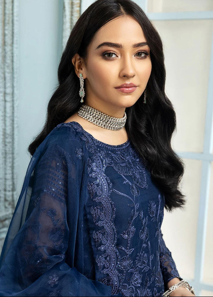 Gul Meera by House of Nawab Embroidered Organza Suits Unstitched 3 Piece HON21GM 03 FALAQ - Luxury Formals Collection