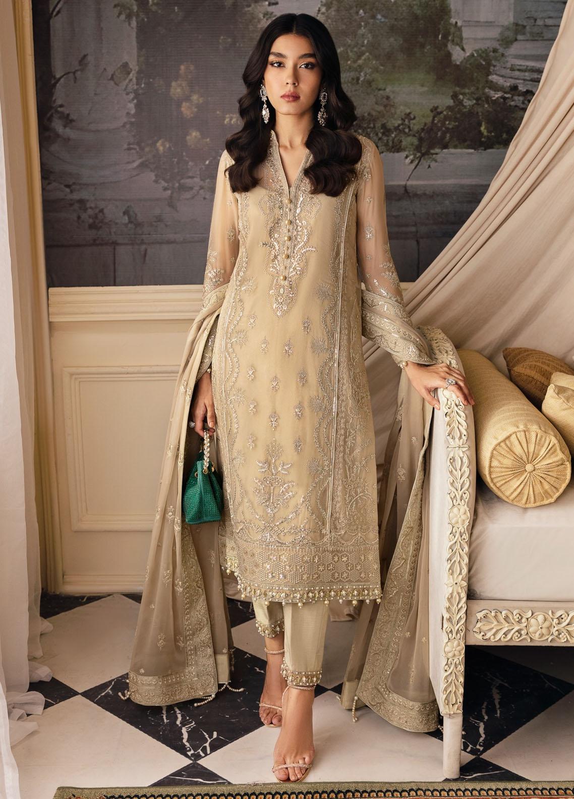 Gulaal Embroidered Chiffon Suits Unstitched 3 Piece GL22C 07 Sophia - Luxury Collection main image 1