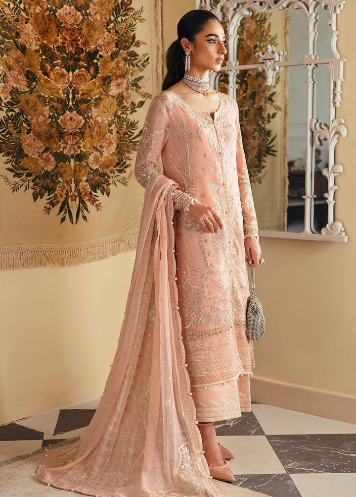 Gulaal Embroidered Chiffon Suits Unstitched 4 Piece GL23ELC GL-EC-23V1-03 ROSALIE - Luxury Collection