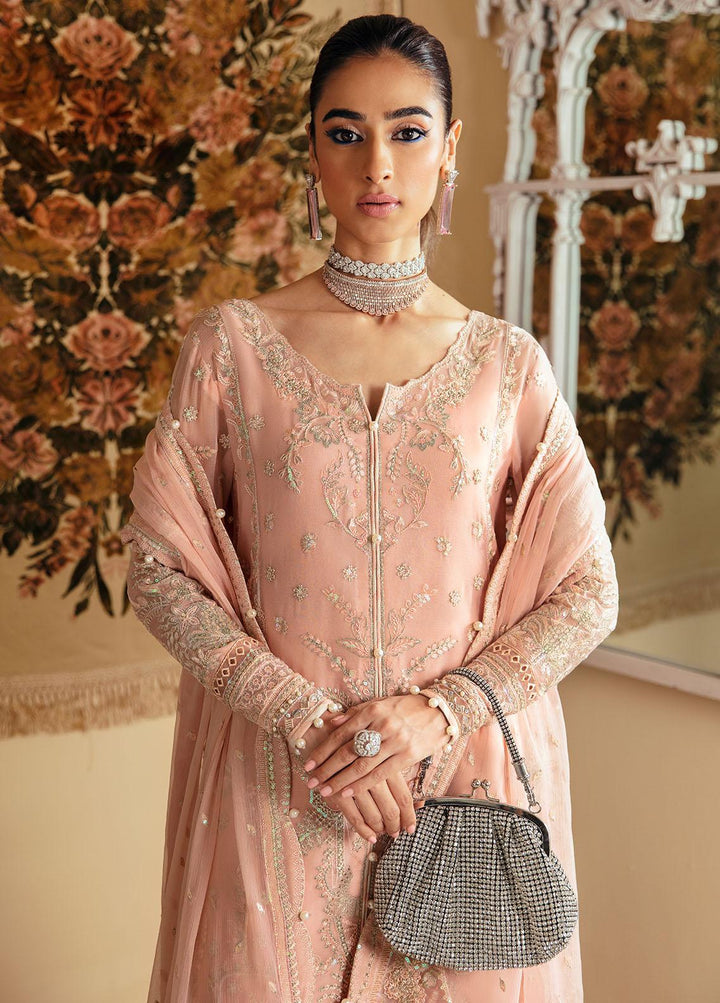 Gulaal Embroidered Chiffon Suits Unstitched 4 Piece GL23ELC GL-EC-23V1-03 ROSALIE - Luxury Collection