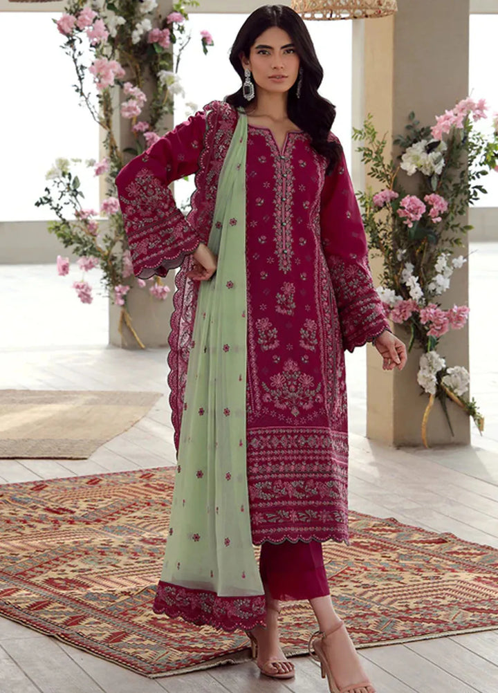 Gulaal Festive Pret Embroidered Lawn 3 Piece Suit Aaliyah