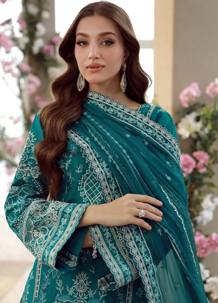 Gulaal Festive Pret Embroidered Lawn 3 Piece Suit Ariana