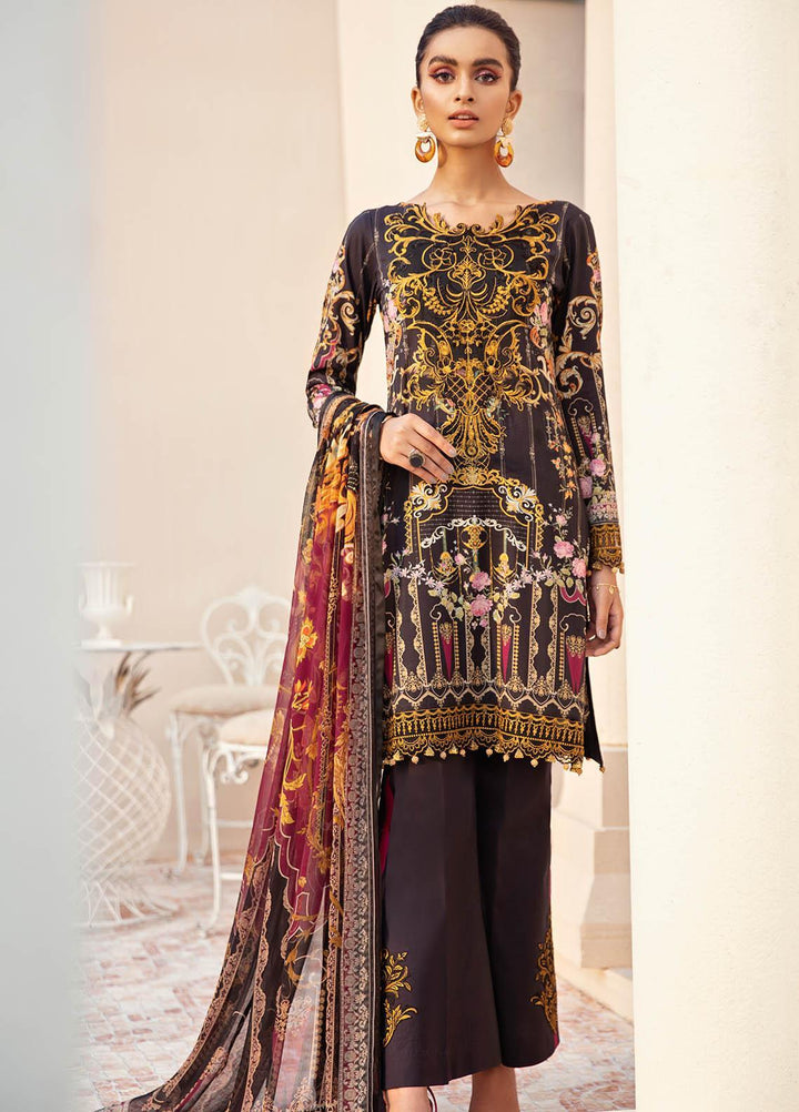 Gulaal Embroidered Lawn Suits Unstitched 3 Piece GL21L GL-04 Ishtar - Summer Collection