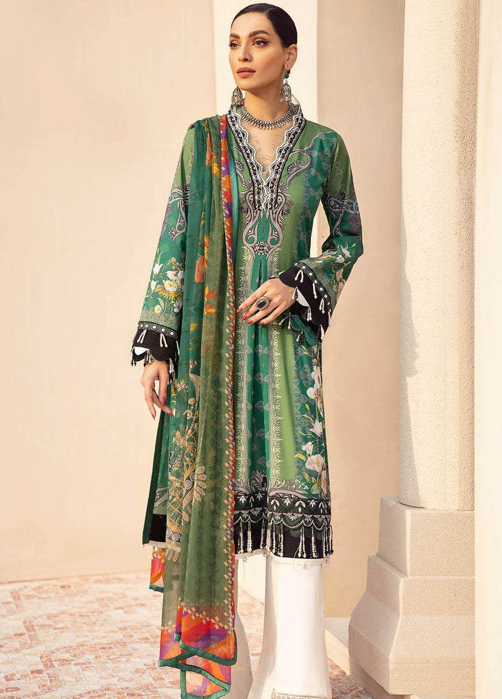 Gulaal Embroidered Lawn Suits Unstitched 3 Piece GL21L GL-07 Amani - Summer Collection