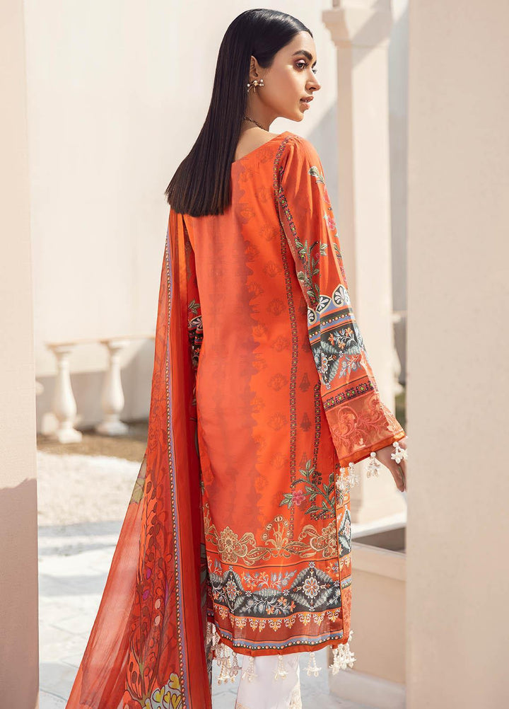 Gulaal Embroidered Lawn Suits Unstitched 3 Piece GL21L GL-08 Meheroze - Summer Collection