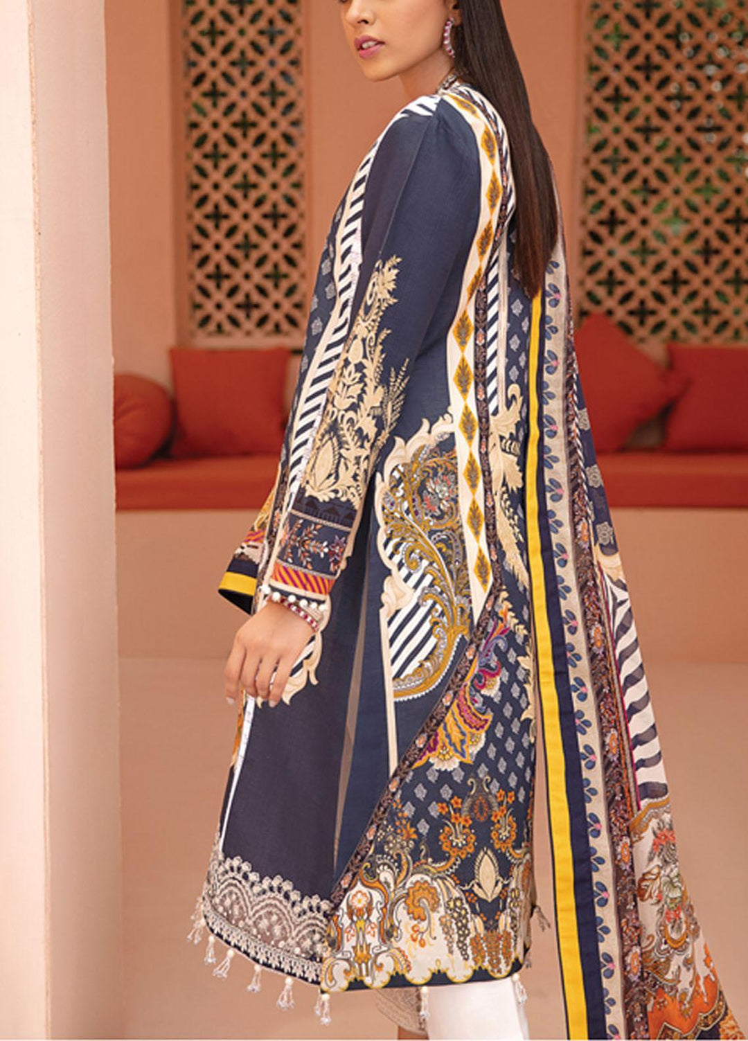 Gulaal Embroidered Lawn Suits Unstitched 3 Piece GL21-L2 01 Mahrou - Summer Collection