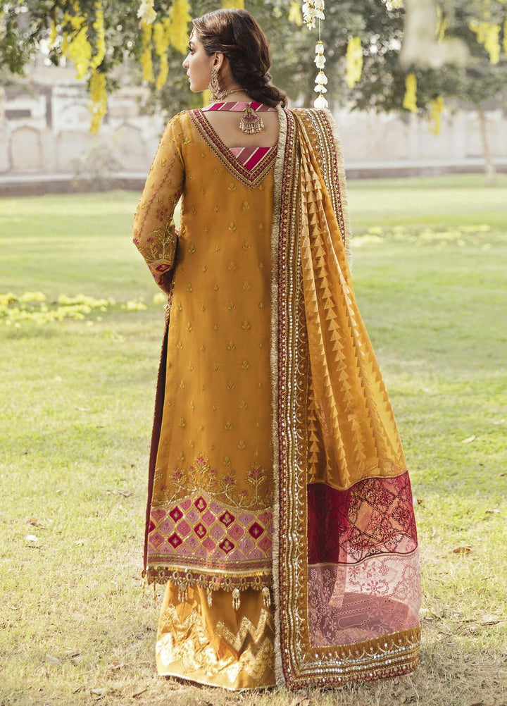Gulaal Embroidered Net Suits Unstitched 3 Piece GL21WD (WU-03) Masakali - Wedding Collection