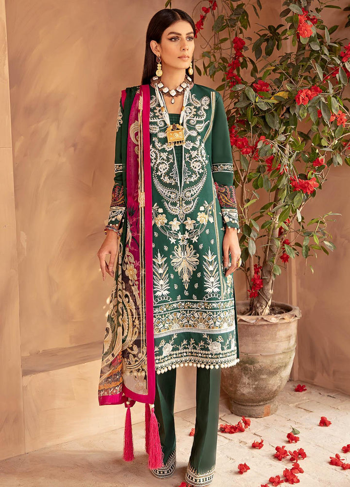 Gulaal Embroidered Lawn Suits Unstitched 3 Piece GL21LL 04 Wafa - Luxury Collection