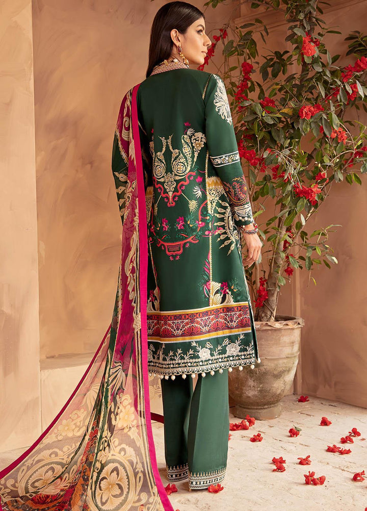 Gulaal Embroidered Lawn Suits Unstitched 3 Piece GL21LL 04 Wafa - Luxury Collection