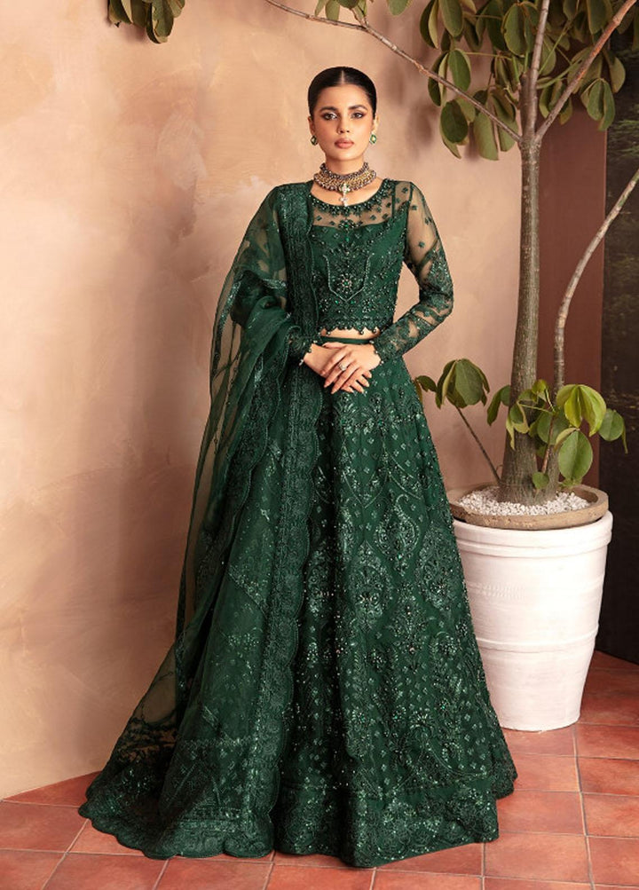 Gulaal Embroidered Organza Suits Unstitched 4 Piece GL23UL-V2 GL-LP-V2-18 Aurora - Luxury Collection