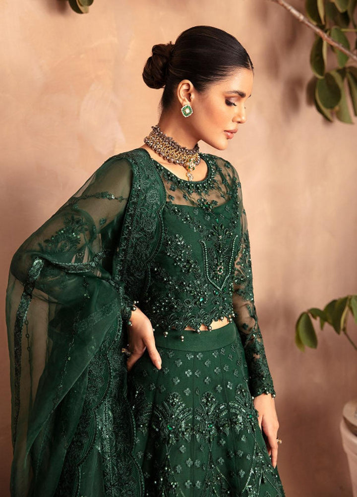 Gulaal Embroidered Organza Suits Unstitched 4 Piece GL23UL-V2 GL-LP-V2-18 Aurora - Luxury Collection