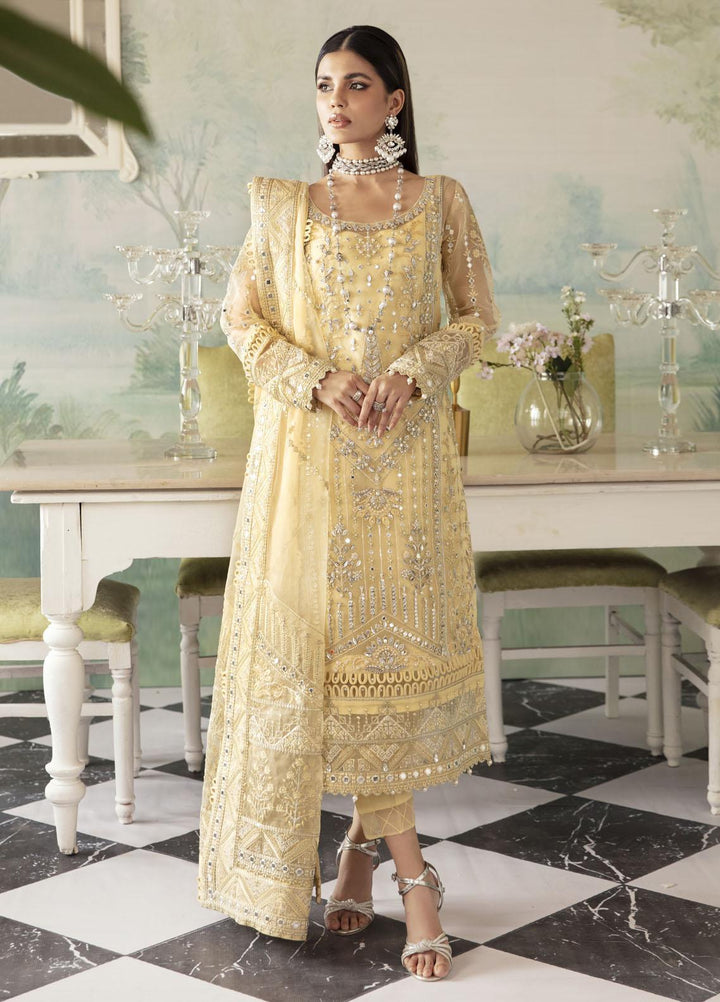 Gulaal Embroidered Organza Suits Unstitched 4 Piece GL23UL-V2 GL-LP-V2-10 Aniya - Luxury Collection