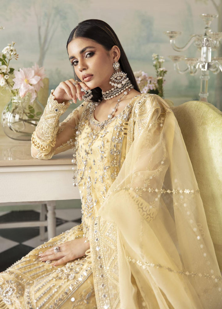 Gulaal Embroidered Organza Suits Unstitched 4 Piece GL23UL-V2 GL-LP-V2-10 Aniya - Luxury Collection