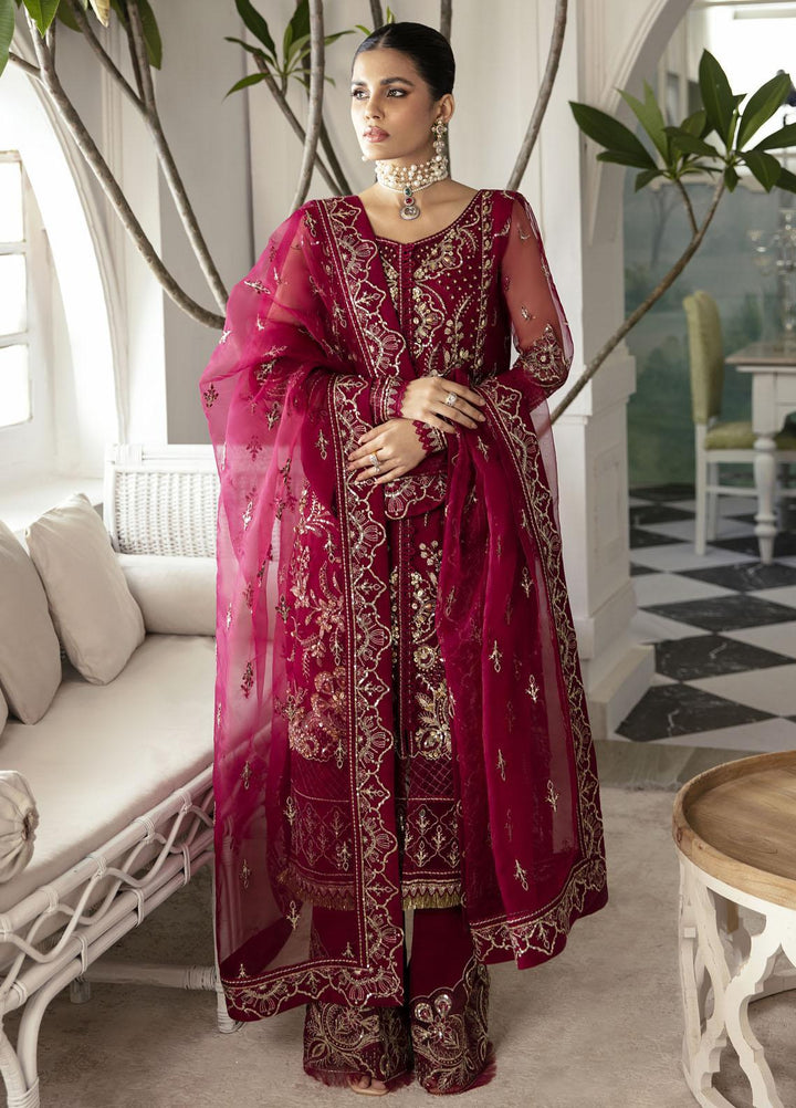 Gulaal Embroidered Organza Suits Unstitched 4 Piece GL23UL-V2 GL-LP-V2-16 Samara - Luxury Collection