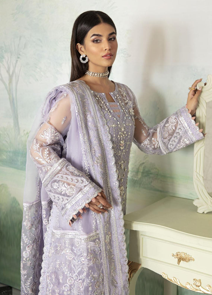 Gulaal Embroidered Organza Suits Unstitched 4 Piece GL23UL-V2 GL-LP-V2-17 Liana - Luxury Collection