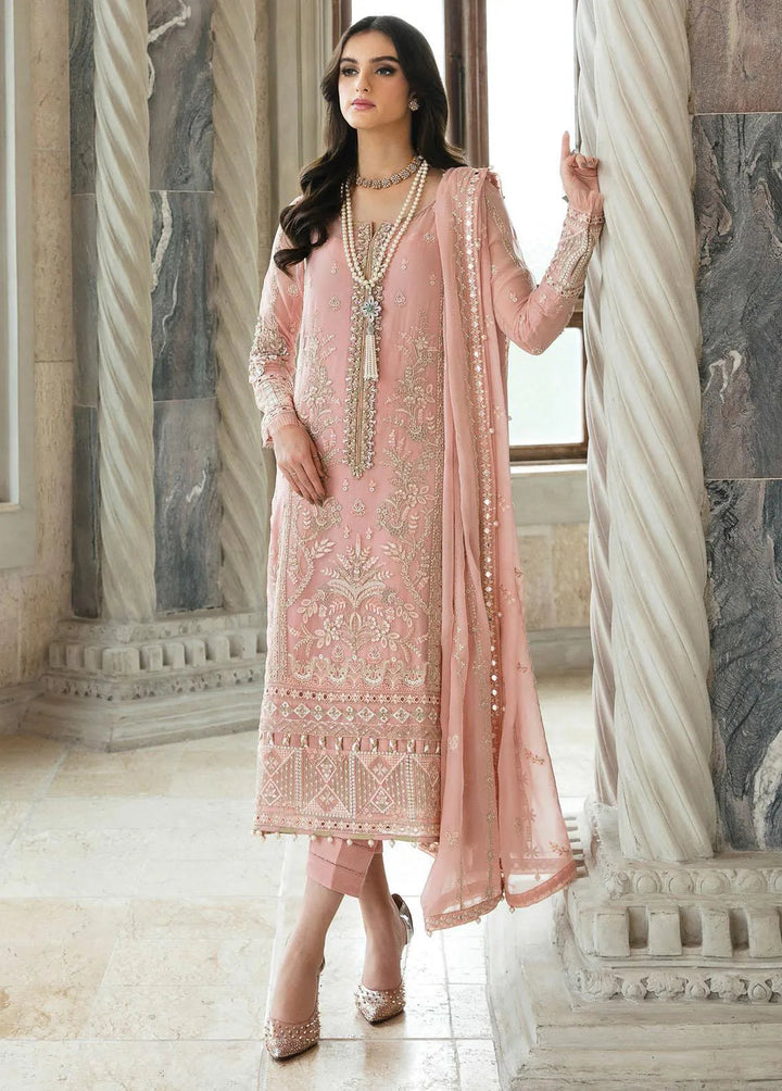 Gulaal Pret Embroidered Chiffon Suit 4 Piece GL23C 01 Isabella