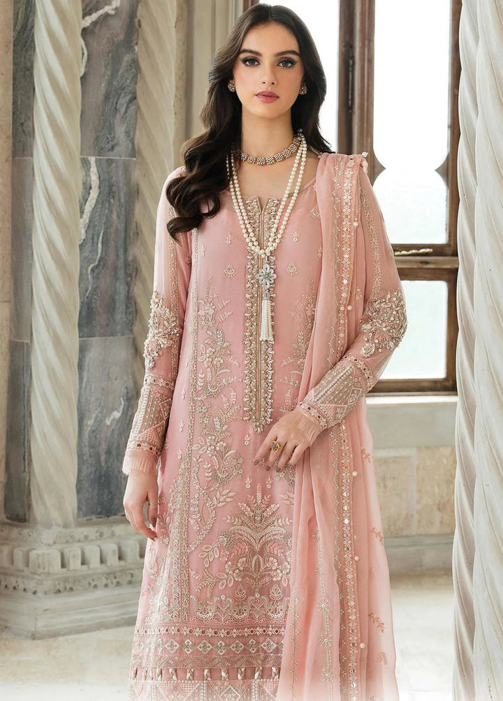 Gulaal Pret Embroidered Chiffon Suit 4 Piece GL23C 01 Isabella