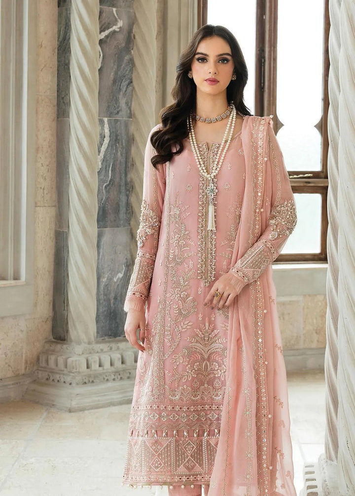 Gulaal Pret Embroidered Chiffon Suit 4 Piece GL23C 01 Isabella
