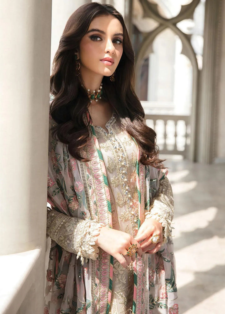 Gulaal Pret Embroidered Chiffon Suit 4 Piece GL23C 03 Camile