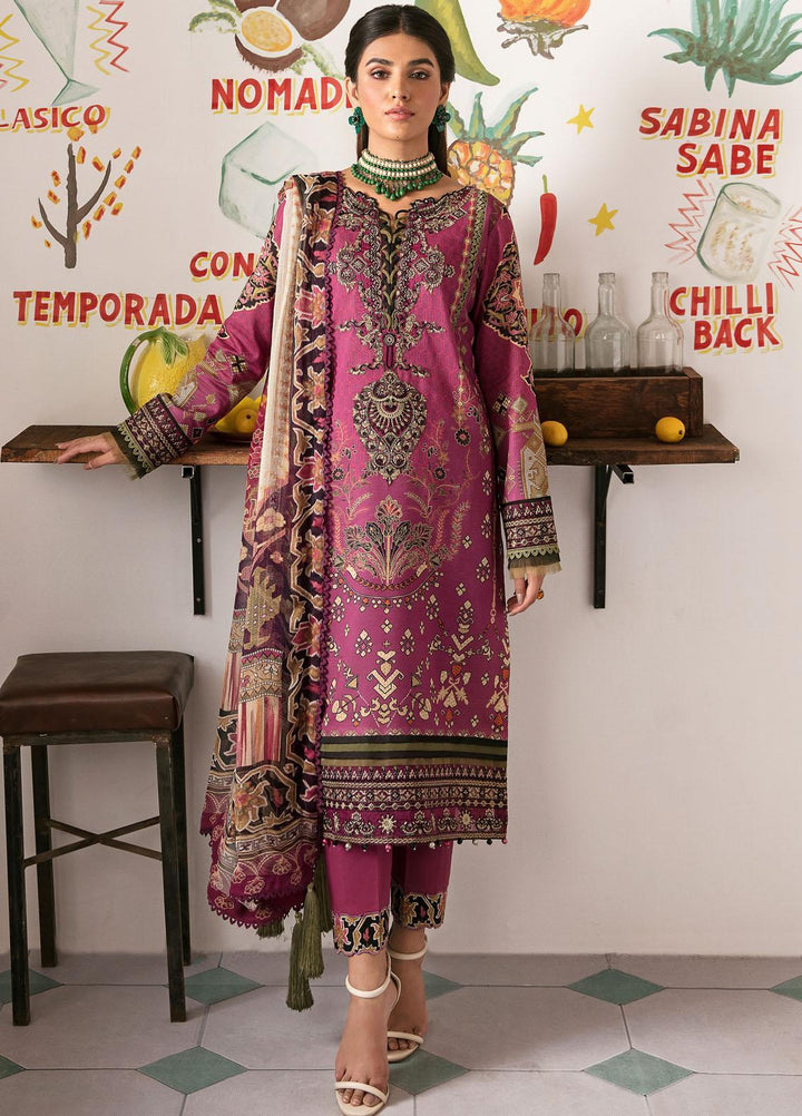 Gulaal Embroidered Lawn Suits Unstitched 3 Piece GL23UL D-04 Mariana - Summer Collection