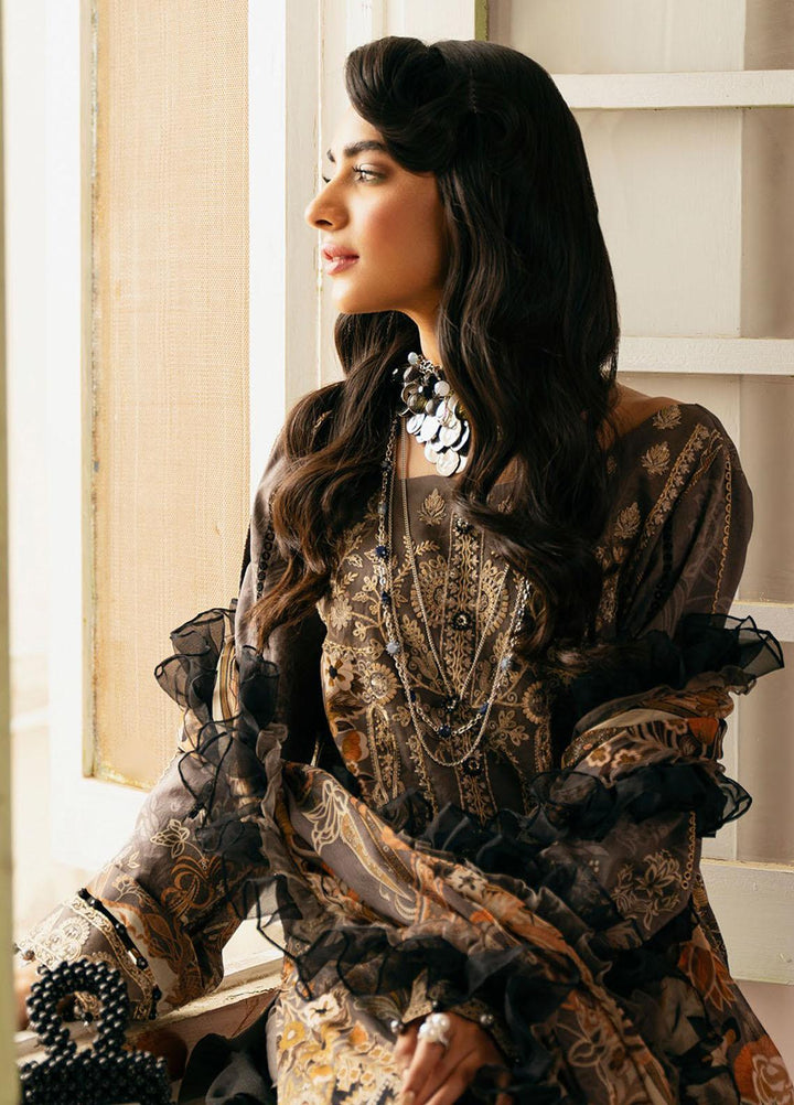 Gulaal Embroidered Lawn Suits Unstitched 3 Piece GL23UL D-07 Adela - Summer Collection