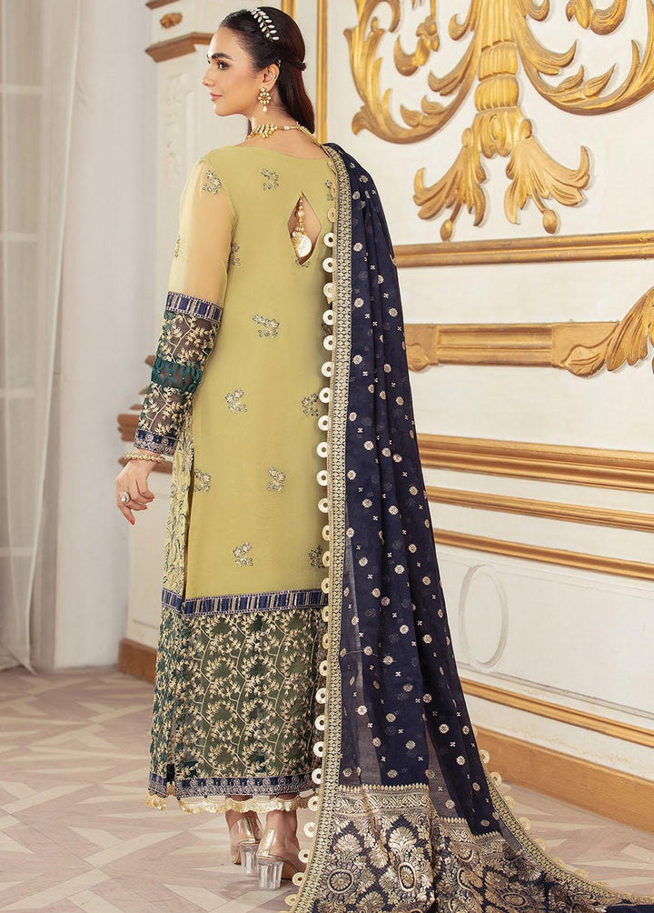 Gulmira By House of Nawab Embroidered Organza Suits Unstitched 3 Piece HON23G3 D-03 Fasana - Luxury Collection